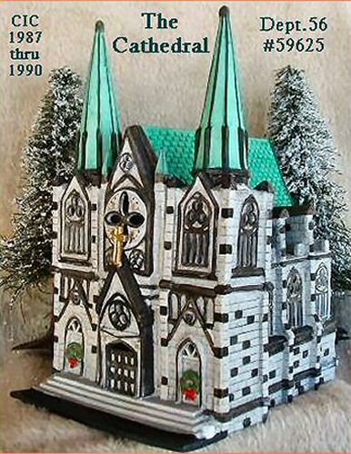 Cathedral Department Dept 56 Christmas in The City Village D56 CIC 